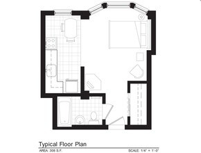 Taylor Studio 305 305 floor plan